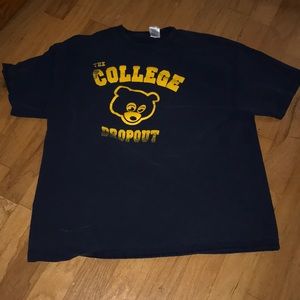 Men’s  T-shirt College dropout bear Kanye West